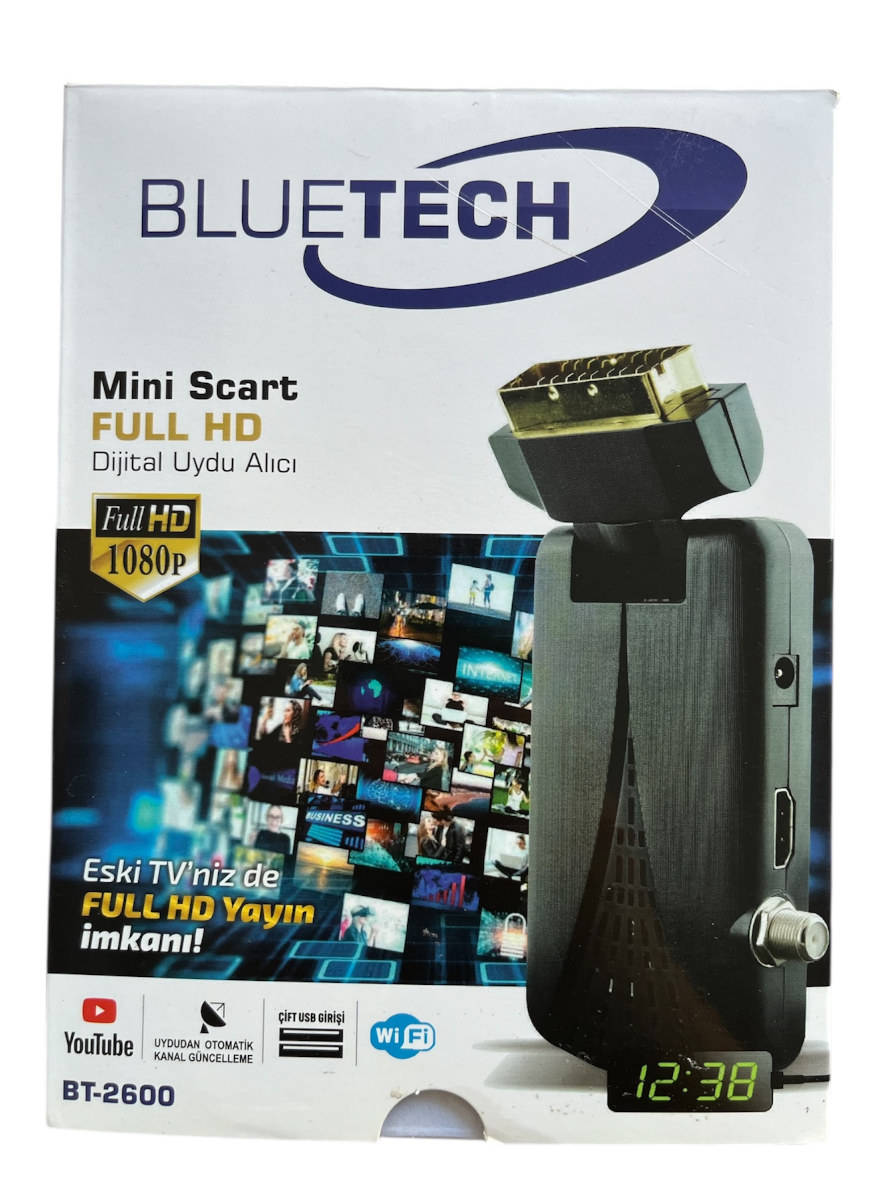 BLUETECH MİNİ SCART HD UYDU ALICI