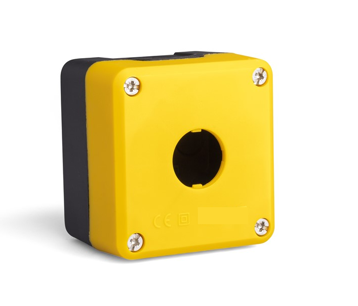 1 Lİ BOŞ KUMANDA KUTUSU SARI-SİYAH