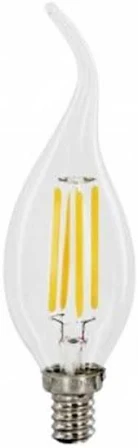 4W E14 3200K GÜNIŞIĞI FLAMENT KIVRIK BUJİ AMPUL